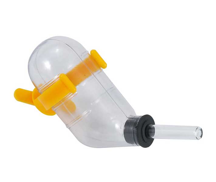 Bebedero Plástico para Aves y Roedores de Pipeta