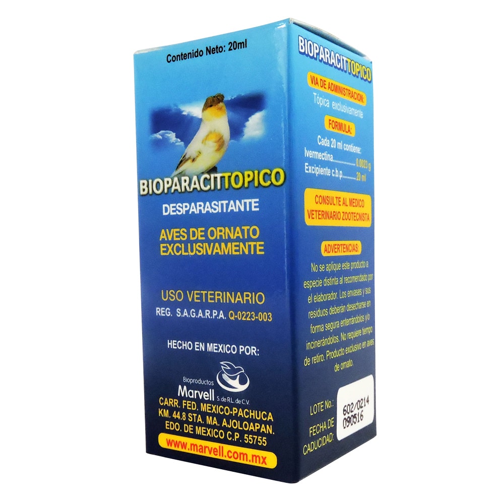 Bioparacit Tópico (Desparasitante) 20ml