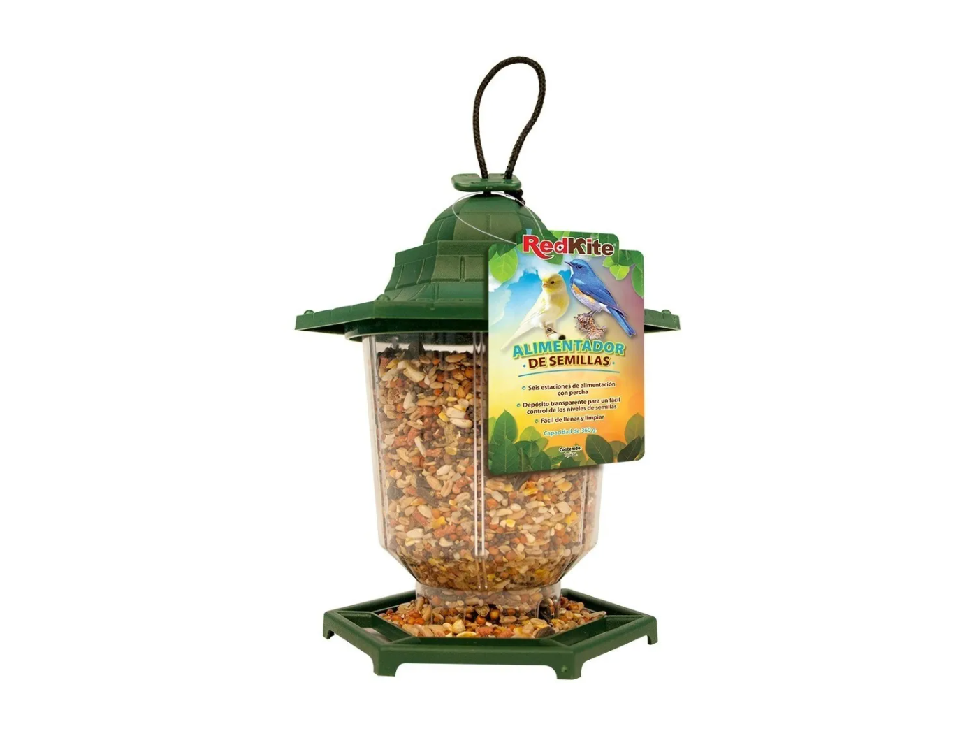 Alimentador semillas para aves