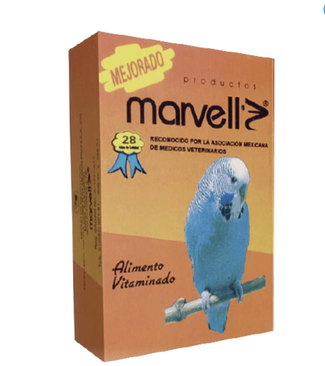 Alimento Vitaminado para Periquitos Marvell