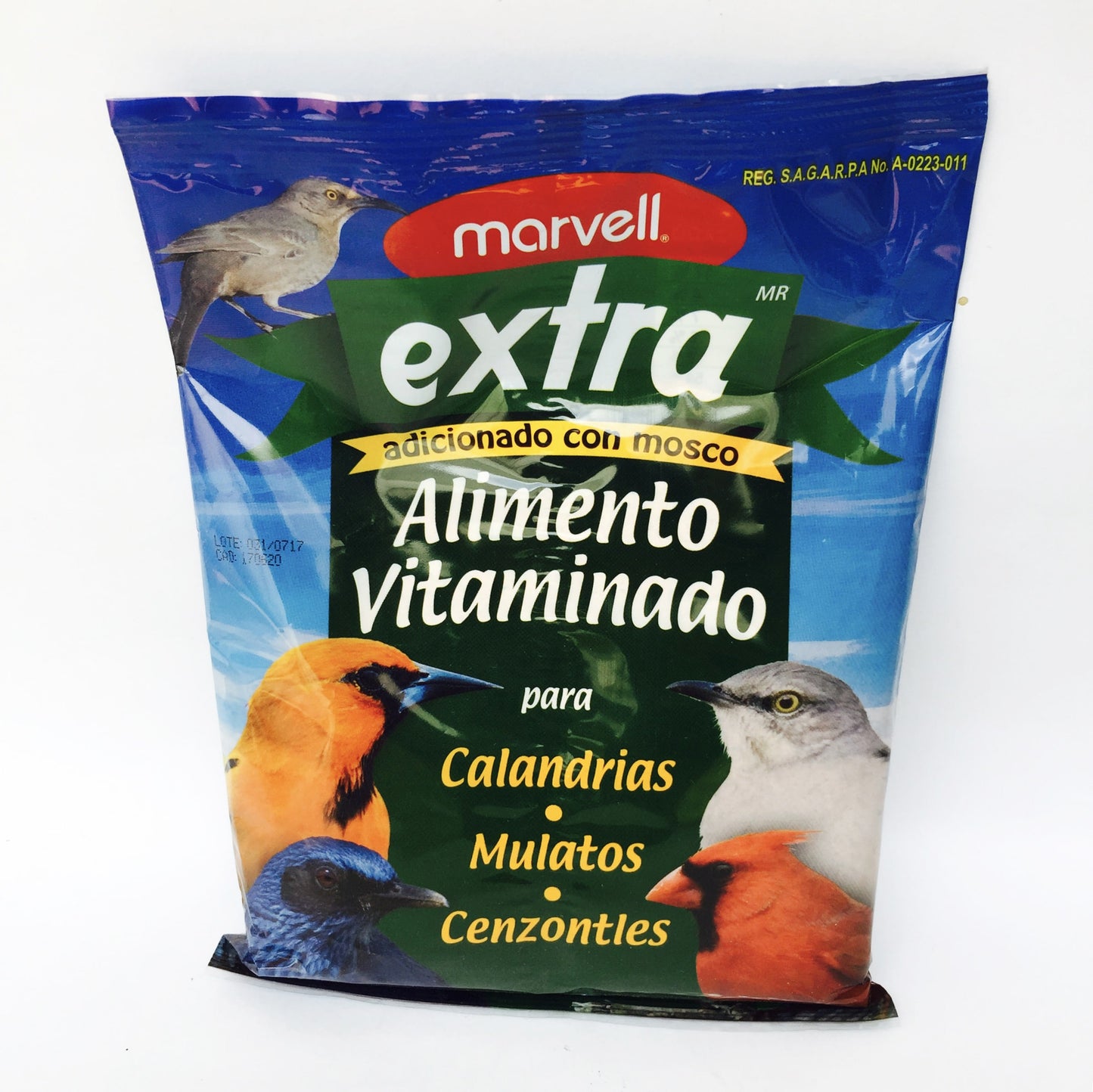 Alimento Extra para Aves Silvestres Cenzontles Clarines Calandrias