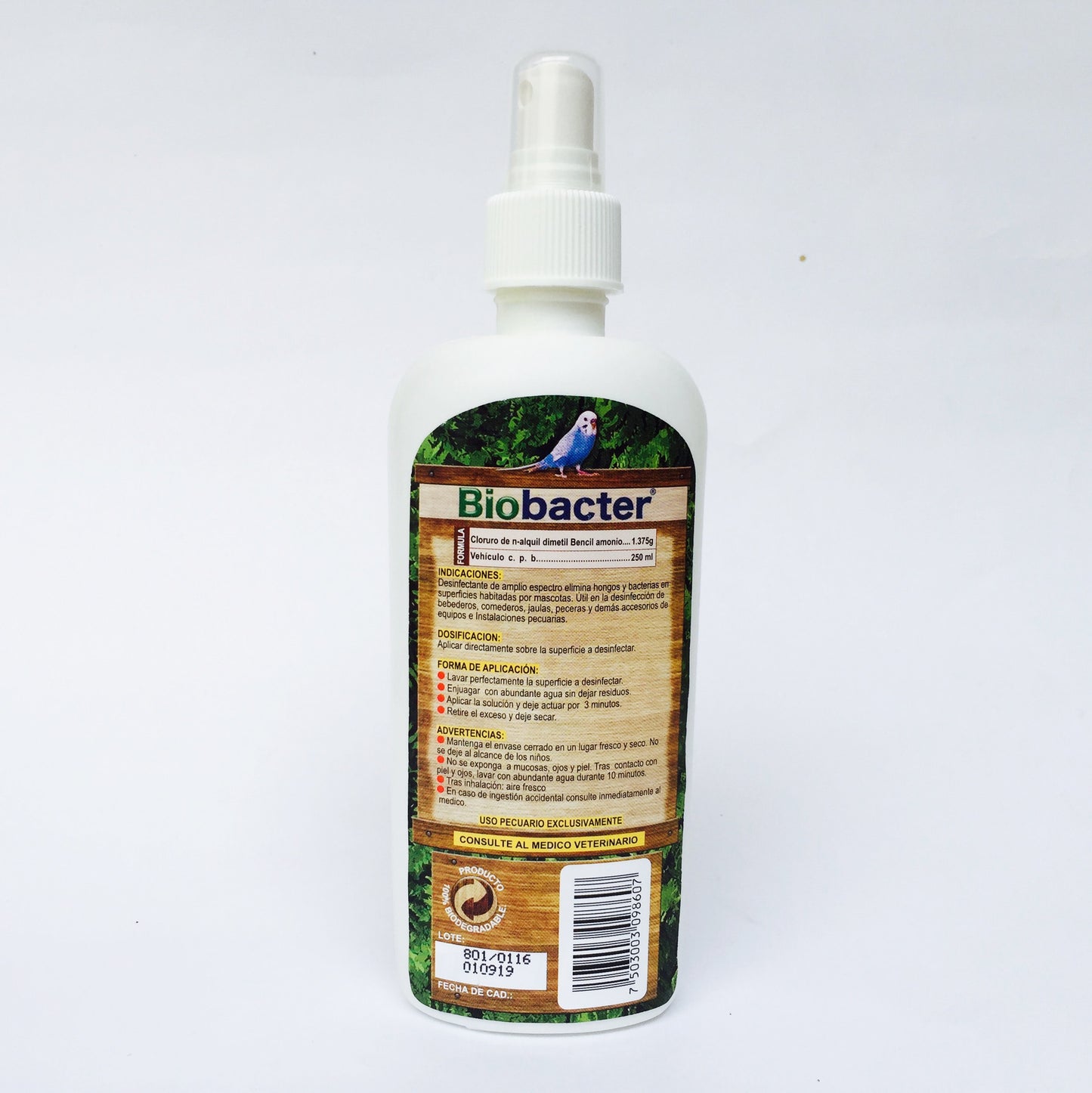 Biobacter Desinfectante Y Germicida 250ml