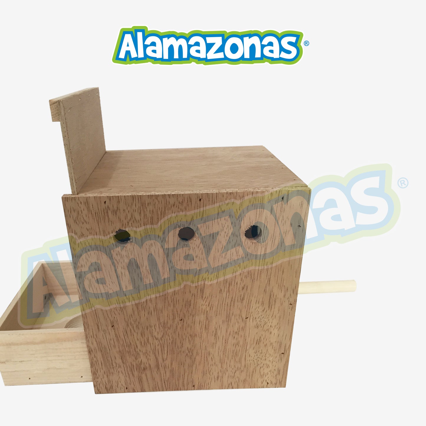 Nido Con Caja Para Periquito Ingles Budgie Pro