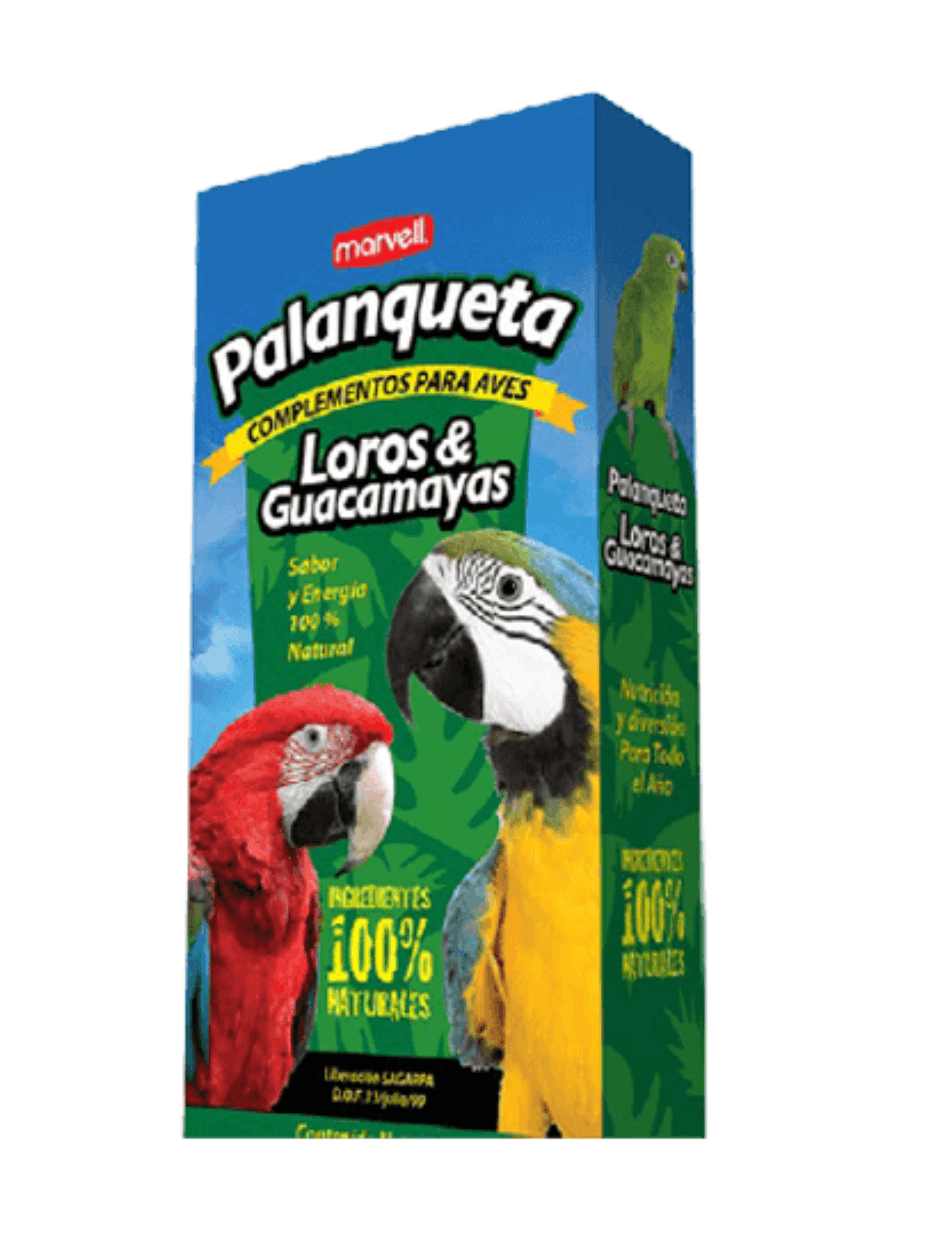 Palanqueta para Loro y Guacamaya 2 pz / 160 g