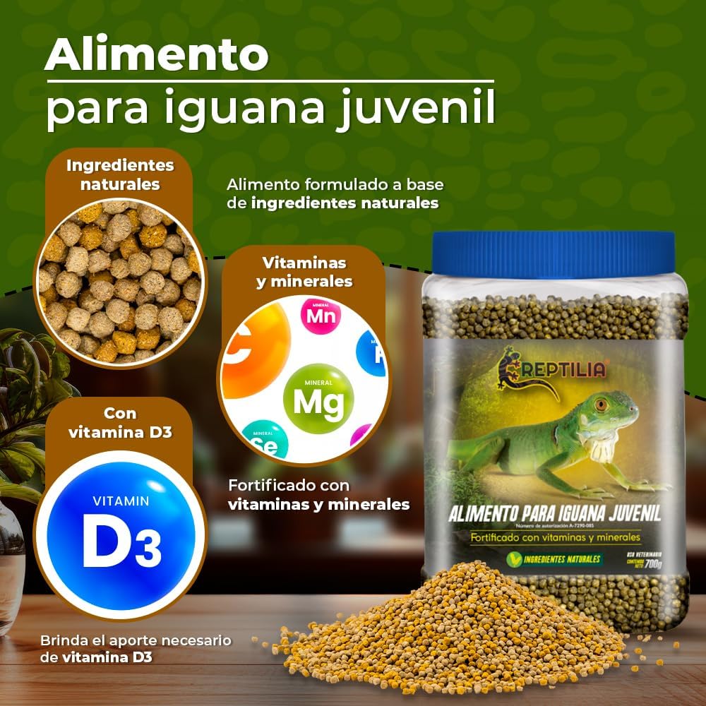 Alimento para Iguana Juvenil