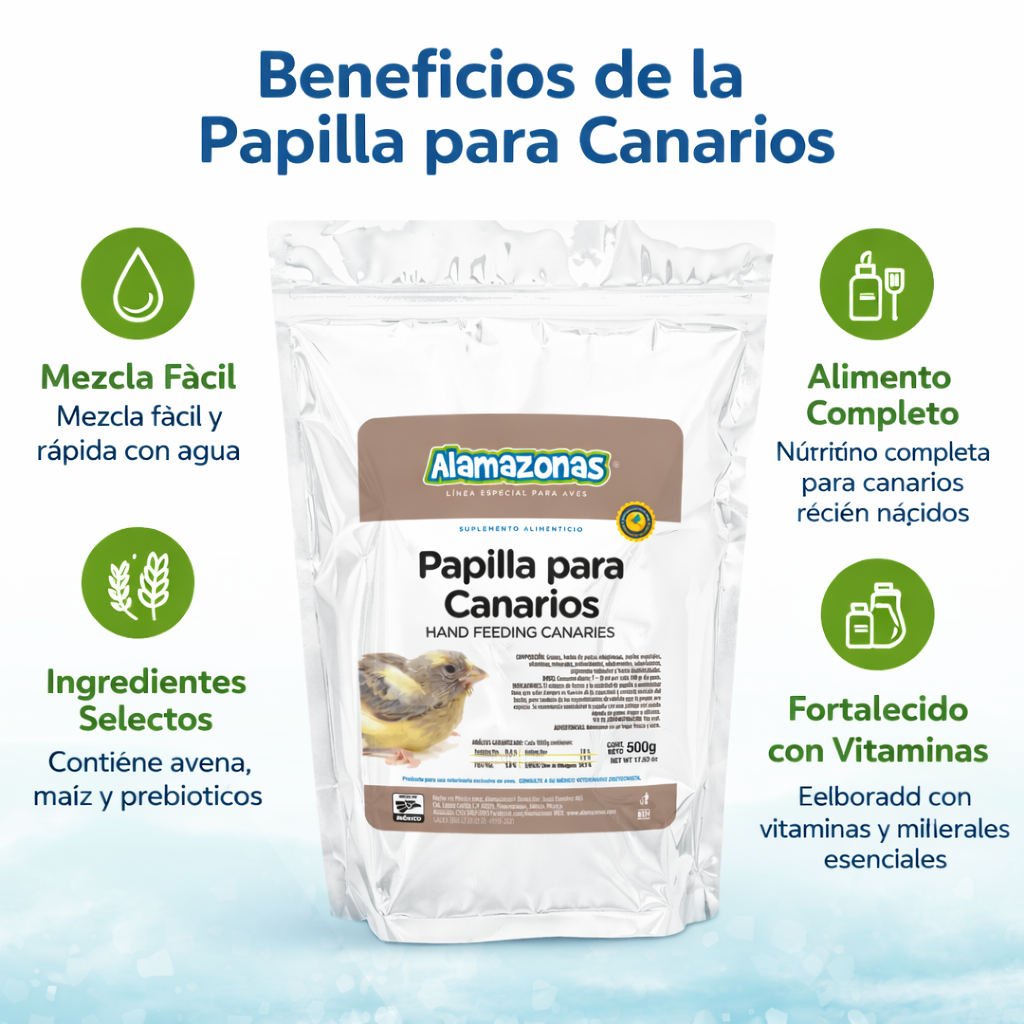 Papilla Para Embuchar Canarios Canaries