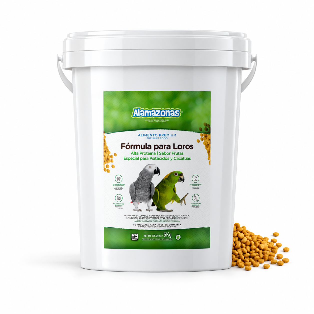 Fórmula Croquetas Para Loros Psitacidos Y Guacamayas (Aves Grandes)