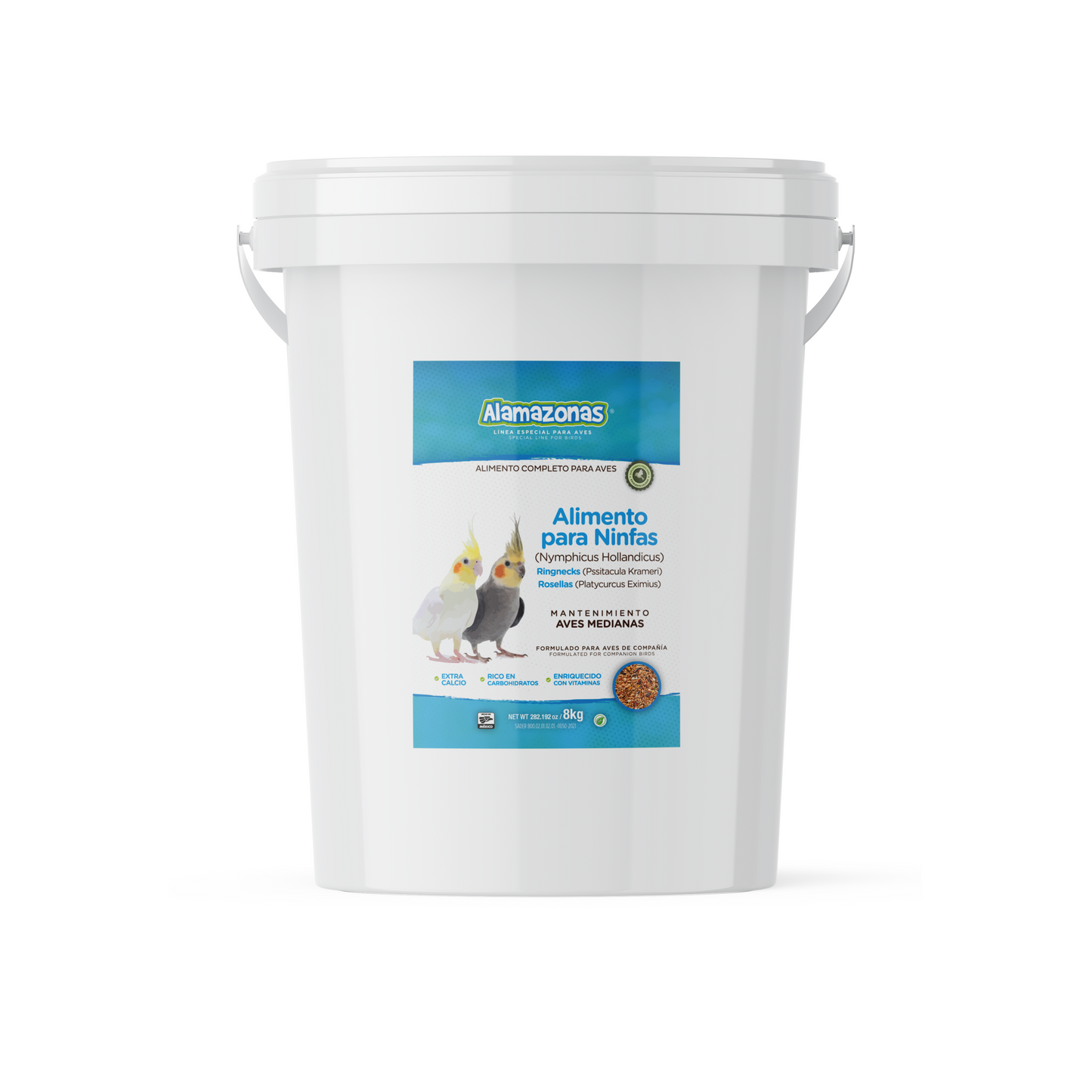 Alimento Mantenimiento para Ninfas Ringnecks Rosellas