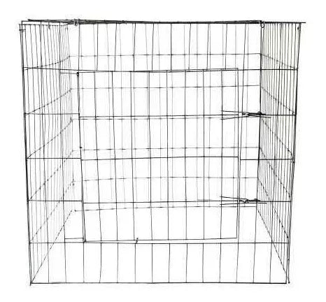 Jaula Rascadero Para Aves (gallos, Palomas) 75x75cm