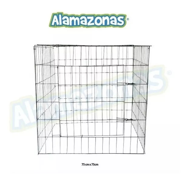Jaula Rascadero Para Aves (gallos, Palomas) 75x75cm