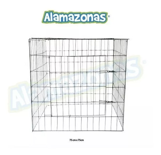 Jaula Rascadero Para Aves (gallos, Palomas) 60x60cm