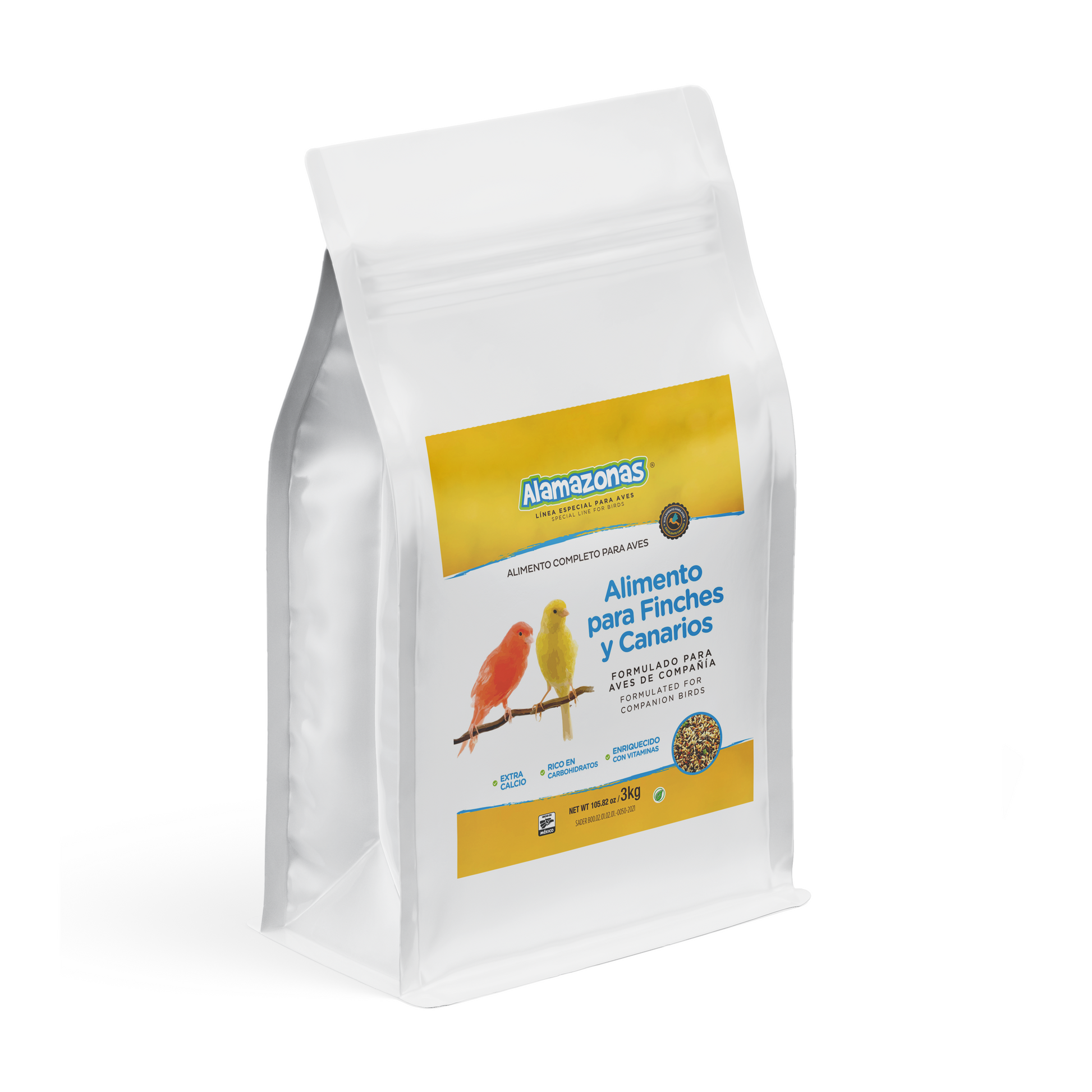 Alimento Mantenimiento para Finches y Canarios 3kg Alamazonas®