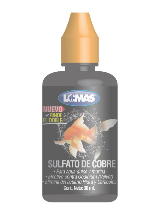 SULFATO DE COBRE 30 Ml/ 1 Oz