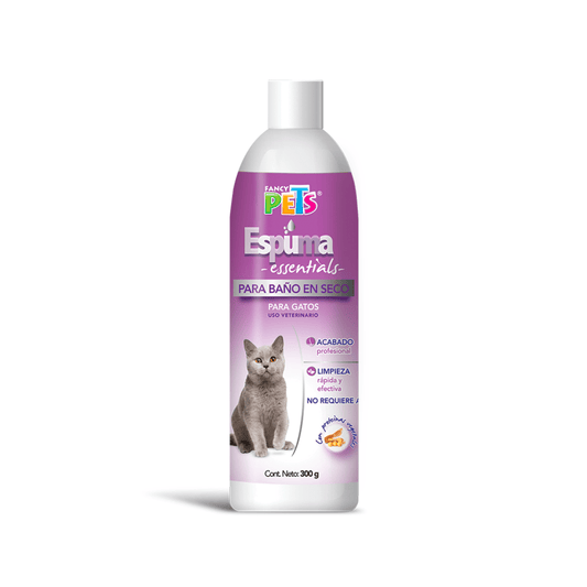 ESPUMA P/BAÑO EN SECO P/GATOS ESSENTIALS 300 G