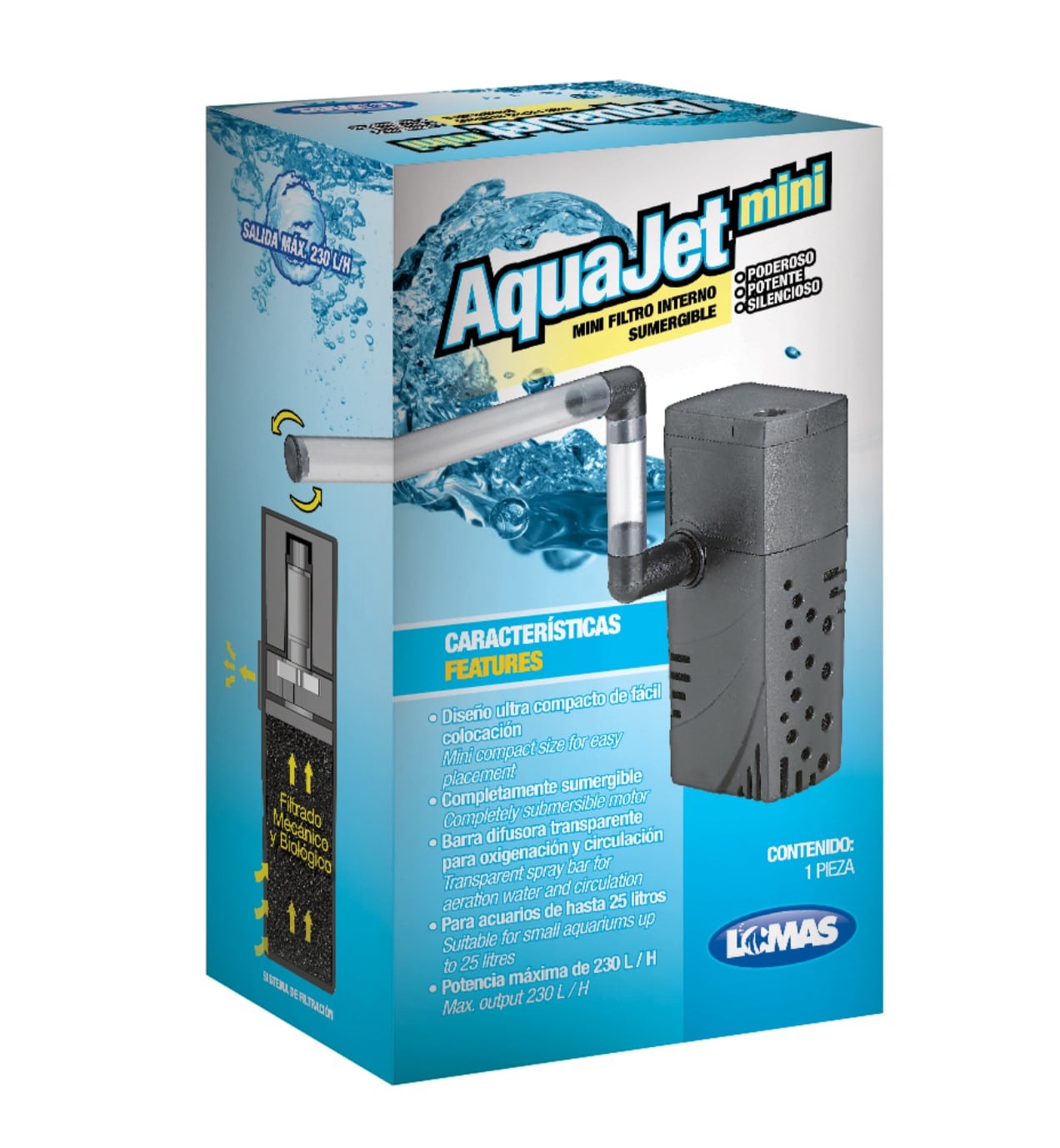 FILTRO INTERNO AQUAJET MINI 25 L