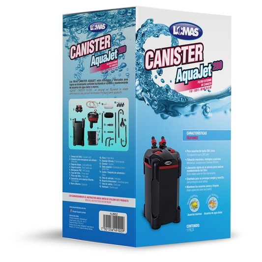 Filtro Externo De Canasta Aquajet 200 L