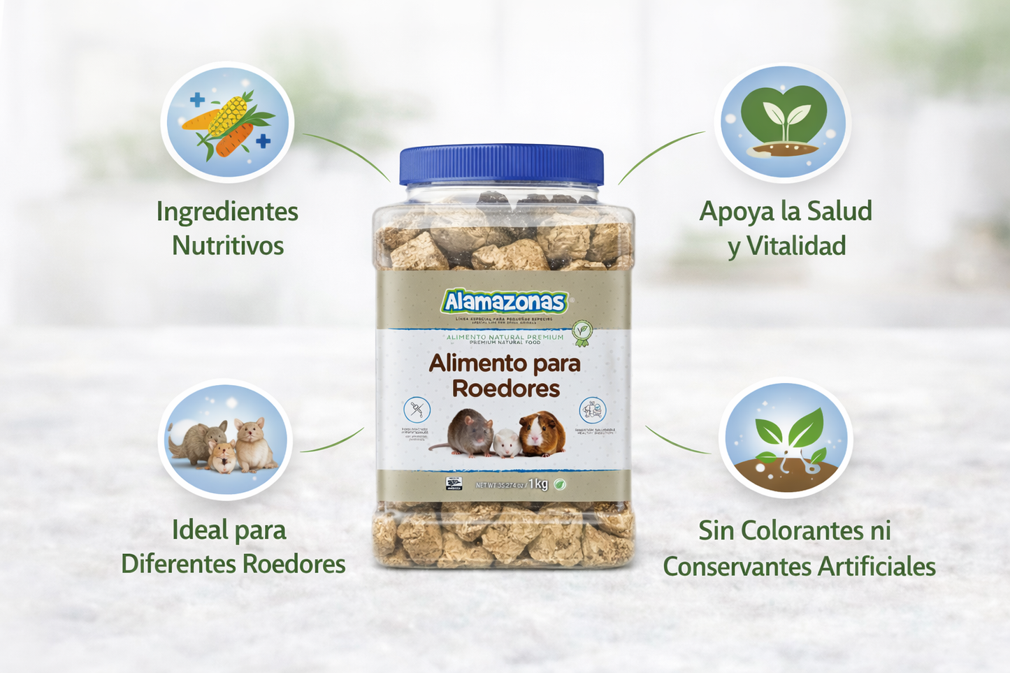 Alimento para Roedores (Ratones, Hámsters y Gerbos) – Rodent Diet