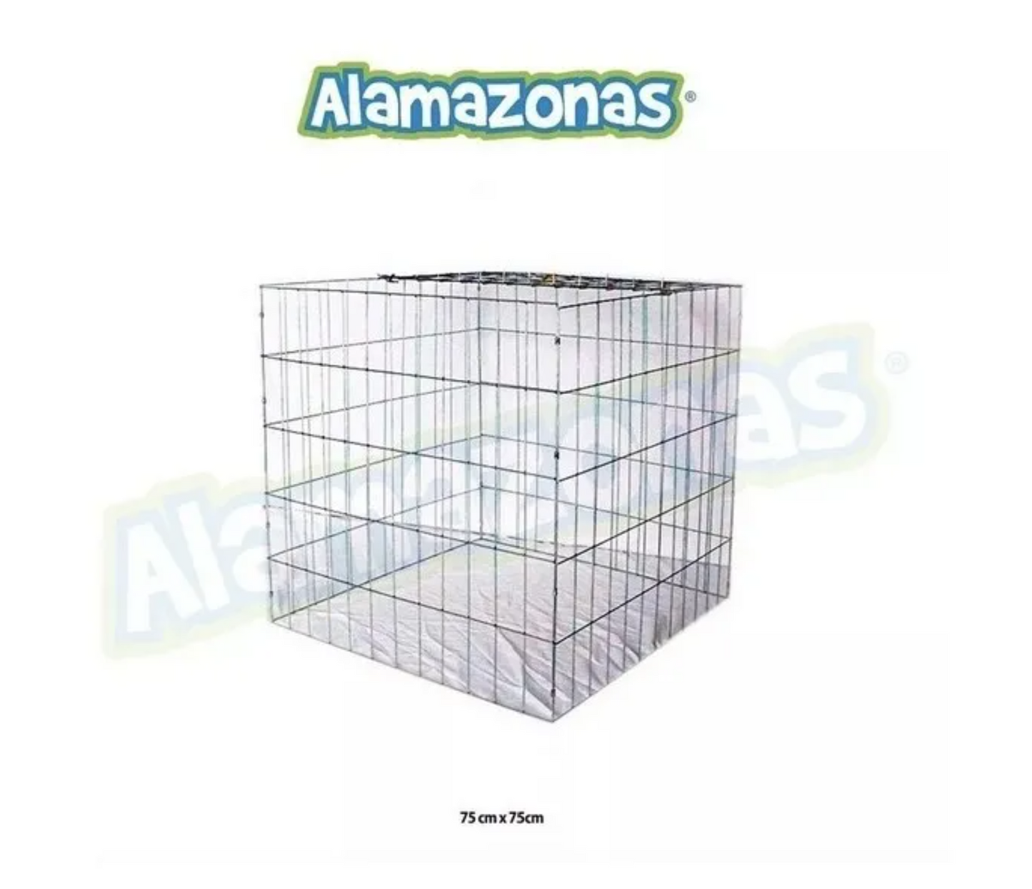 JAULA RASCADERO PARA AVES (GALLOS, PALOMAS) 1MT X 1MT