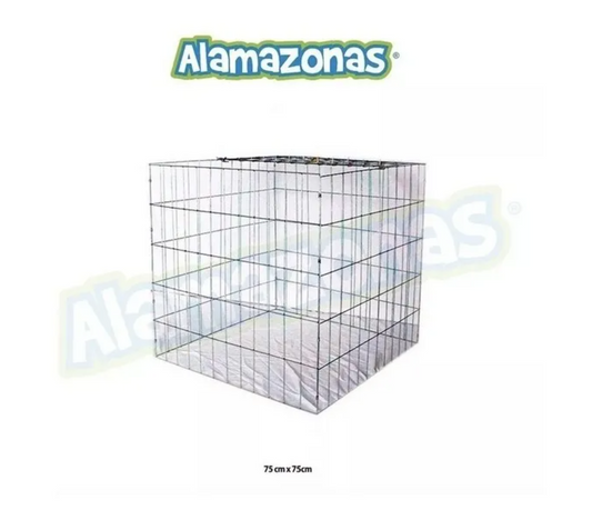 JAULA RASCADERO PARA AVES (GALLOS, PALOMAS) 1MT X 1MT