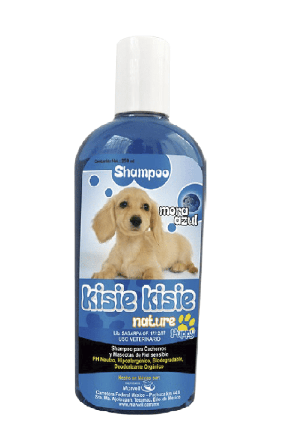 Shampoo Nature Puppy Mora Azul 250 ml (perros y gatos) Alamazonas