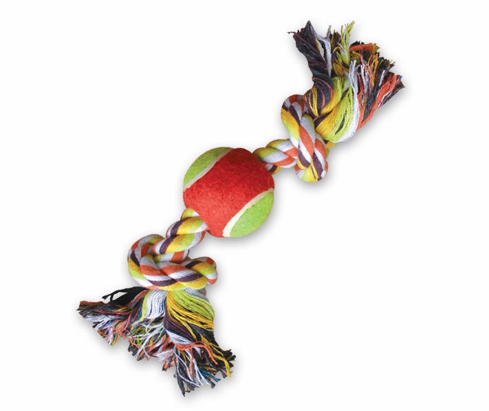 Hueso De Hilo Con Pelota De Tennisdoggy 10" Importado