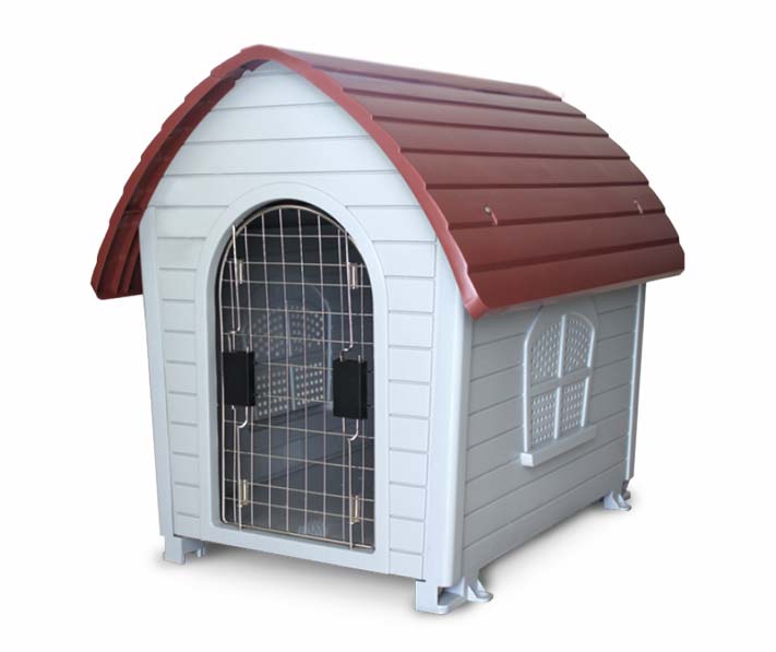 Casa Importada Para Perro Alamazonas C/Teja 117 X 82 X 114cm Puerta Metalica Incluida