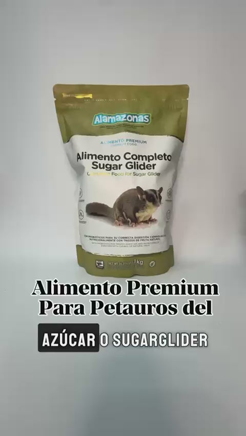 Alimento Completo Premium Para Sugar Glider Petauros