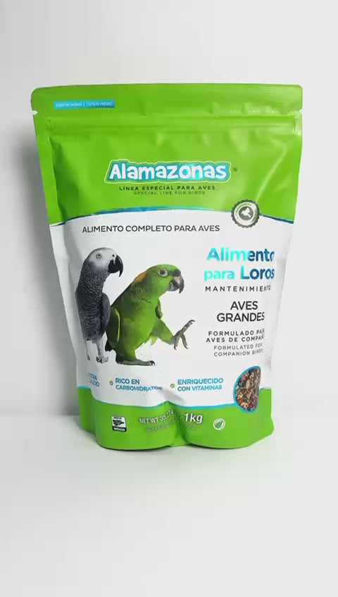 Alimento Mantenimiento para Loros, Cacatúas y Guacamayas