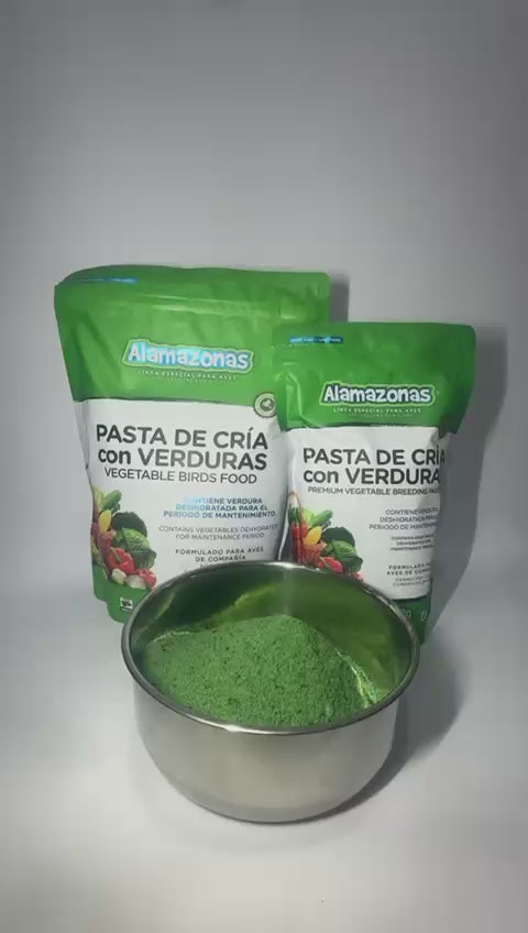 Pasta De Cría con Verduras