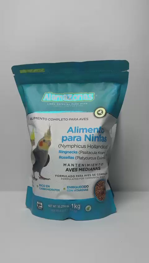 Alimento Mantenimiento para Ninfas Ringnecks Rosellas