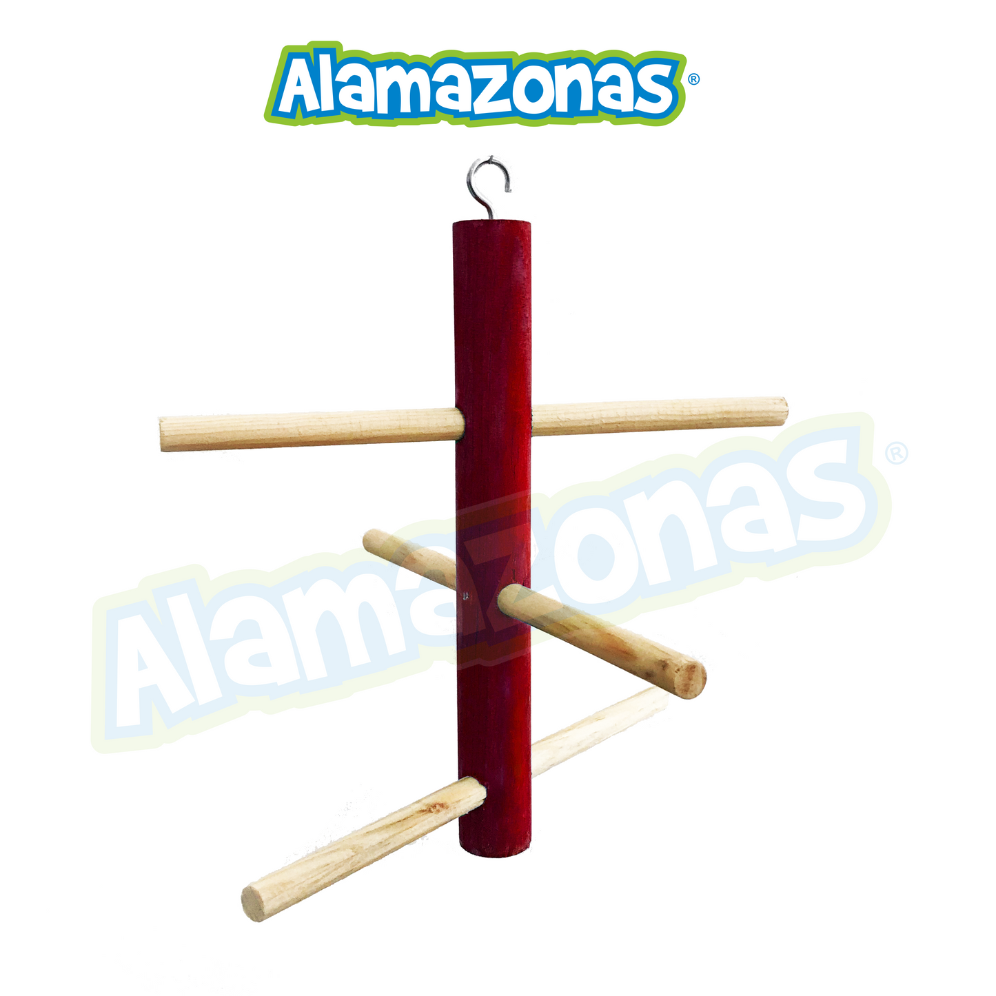 Columpio De Madera Para Aves