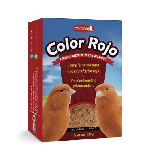 Complemento Color Rojo para Canarios Marvell