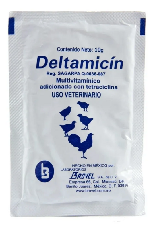 Deltamicin Multivitamínico Gallos Pollos Aves