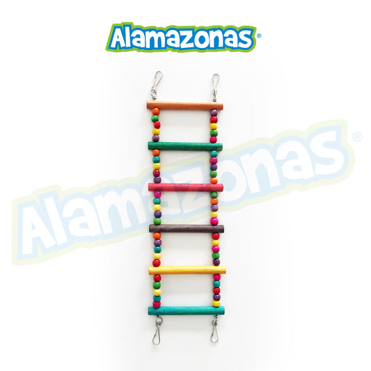 Juguete Escalera Flexible Para Aves