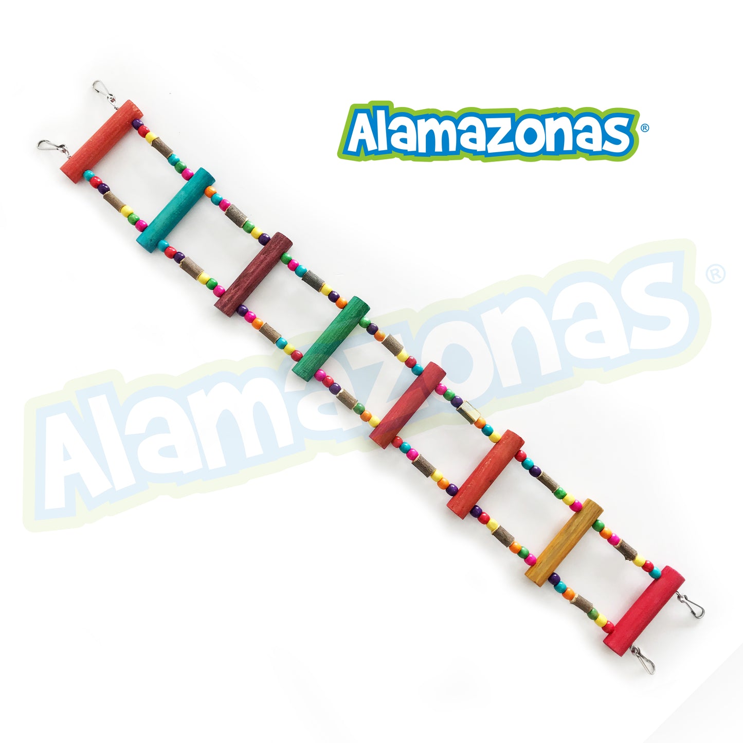 Juguete Escalera Flexible Para Aves