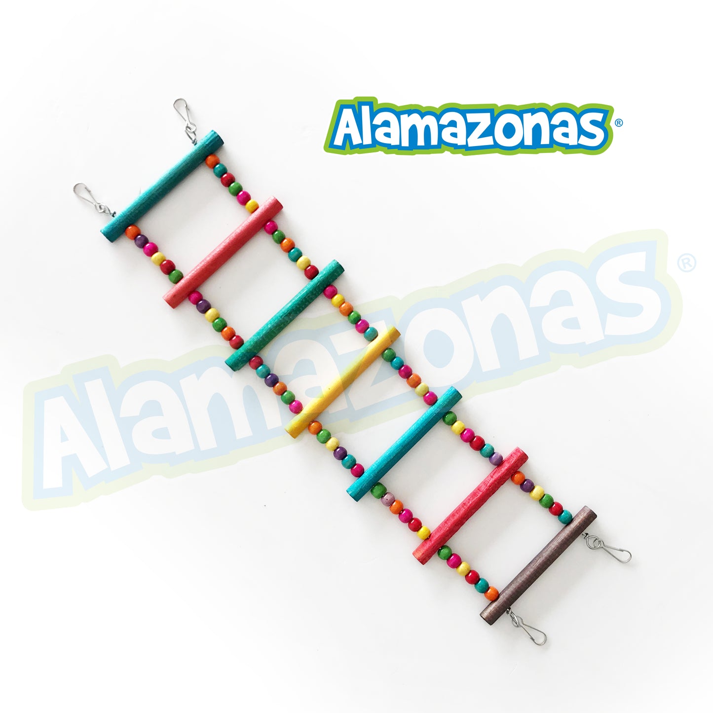 Juguete Escalera Flexible Para Aves