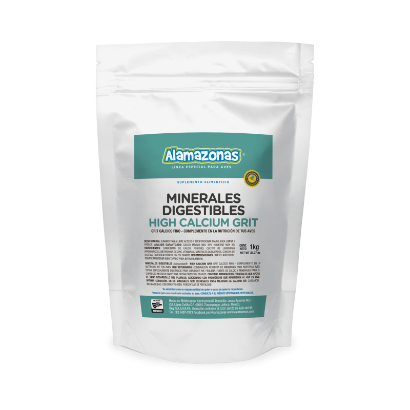 Minerales Digestibles High Calcium Grit Calcio