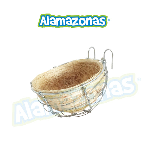 Nido Ixtle Forro Con Base Metalica